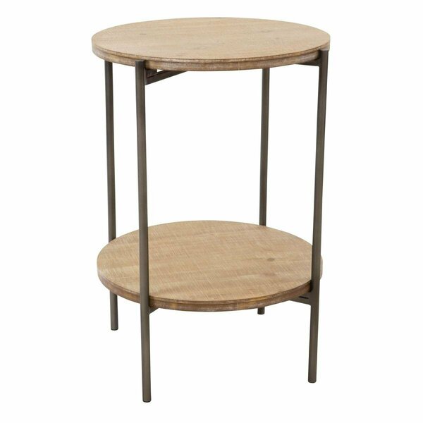 Aspire Home Accents Kamryn Modern Accent Table - Tan & Brown 7777